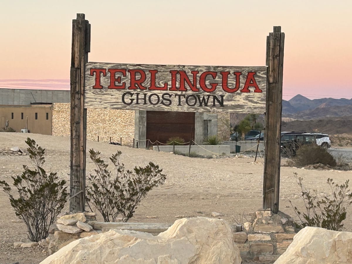 Howdy, from Terlingua, Texas!